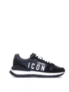Dsquared2 Icon Running Sneakers In Black
