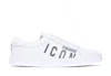 Dsquared2 Icon Logo-print Low-top Sneakers In White