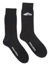Dsquared2 Icon-logo Socks In Black