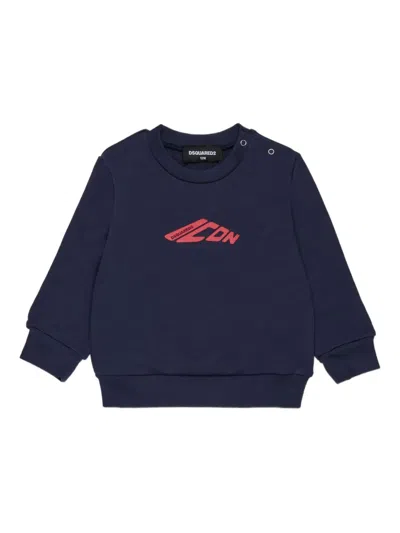 Dsquared2 Babies' Icon-logo Sweatshirt In Black
