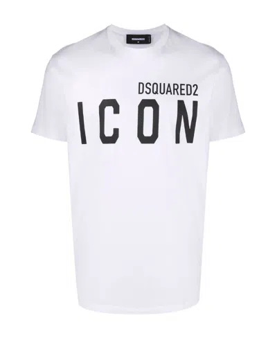DSQUARED2 DSQUARED2 LOGO PRINTED CREWNECK T-SHIRT