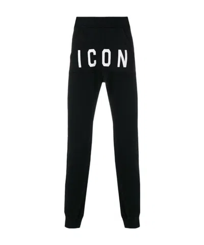 Dsquared2 Icon Logo Track Pants In Black