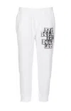 Dsquared2 Ski Fit Icon Stamps Joggers In White
