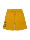 Dsquared2 Icon Logo Track Shorts In Yellow