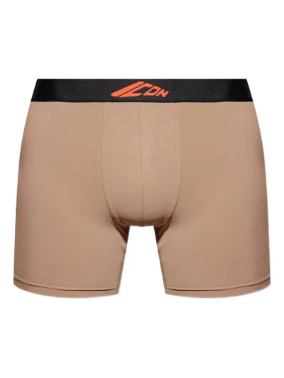 Dsquared2 Icon-logo Waistband Boxers In Neutral