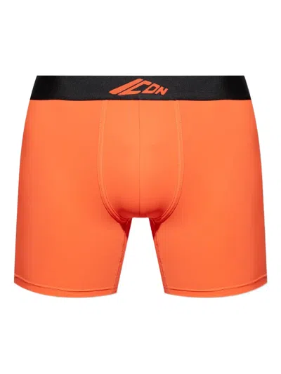 Dsquared2 Icon-logo Waistband Boxers In Orange