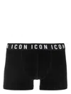 Dsquared2 Contrasting Logo Boxers In Black