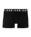 Dsquared2 Contrasting Logo Boxers In Black