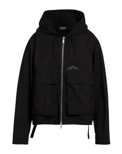Dsquared2 Icon Man Jacket Black Size 44 Cotton