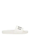 Dsquared2 Icon Man Sandals Off White Size 9.75 Rubber In White