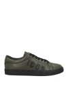 Dsquared2 Icon Man Sneakers Military Green Size 8 Calfskin