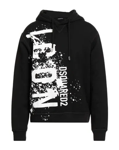 Dsquared2 Icon Man Sweatshirt Black Size L Cotton