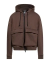 Dsquared2 Icon Man Sweatshirt Brown Size M Cotton, Polyester
