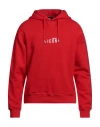 Dsquared2 Icon Man Sweatshirt Red Size M Cotton, Elastane