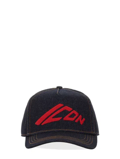 Dsquared2 "icon New Generation" Baseball Hat In Blue