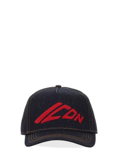 Dsquared2 Icon New Generation Baseball Hat In Neutral
