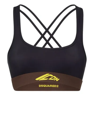 Dsquared2 Icon New Generation Bra In Black