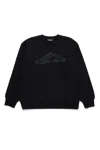 Dsquared2 Felpa Girocollo Con Logo Icon New Generation In Black