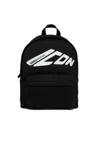 Dsquared2 Icon New Generation Branded Fleece Backpack In Black