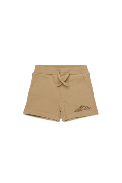 DSQUARED2 ICON NEW GENERATION BRANDED FLEECE SHORTS