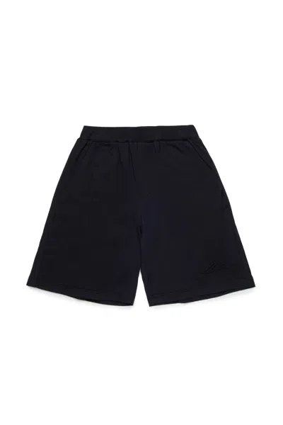 Dsquared2 Icon New Generation Branded Jersey Shorts In Black