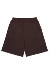 Dsquared2 Icon New Generation Branded Jersey Shorts In Brown