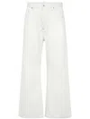 Dsquared2 Wide-leg Denim Trousers With Practical Pockets