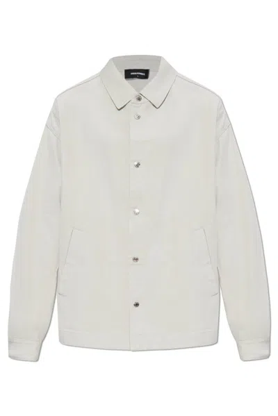 Dsquared2 Icon New Generation Overshirt In Ivory