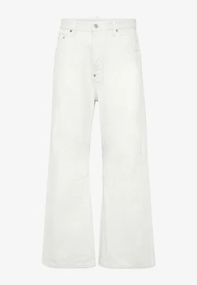 Dsquared2 Icon New Generation Straight-leg Jeans In White