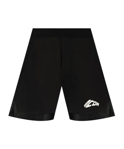 DSQUARED2 DSQUARED2 ICON LOGO PRINTED SWEAT SHORTS