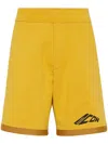 Dsquared2 Icon New Generation Track Shorts In Yellow