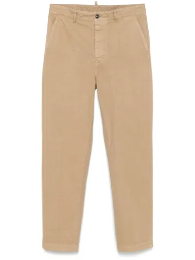 Dsquared2 Icon New Generation Trousers In Neutrals