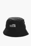 Dsquared2 Icon Nylon Bucket Hat With Contrasting Logo