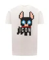 Dsquared2 Icon Pixel-print T-shirt In Black