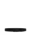 Dsquared2 Icon Plaque Buckle Belt In Black