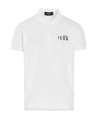 DSQUARED2 DSQUARED2 ICON PRINTED POLO SHIRT