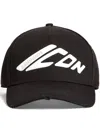 Dsquared2 Embroidered-logo Baseball Cap In Black