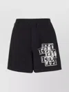Dsquared2 Icon Print Bermuda Shorts In Black