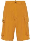 Dsquared2 Icon-print Cargo Shorts In Orange