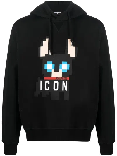 Dsquared2 Dsquared Cyrus Cool Sweatshirt For Men In Black