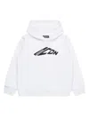 Dsquared2 Icon-print Cotton Hoodie In White