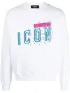 Dsquared2 Icon-print Cotton Sweatshirt In White