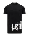 Dsquared2 Icon Man T-shirt Black Size L Cotton In Black