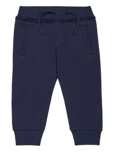Dsquared2 Babies' Icon-print Cotton Track Pants In Blue