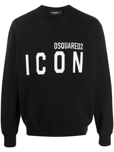 Dsquared2 Icon-print Crew Neck Sweatshirt