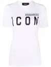 Dsquared2 White Cotton T-shirt In White