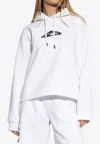 Dsquared2 Icon Print Drawstring Hoodie In White