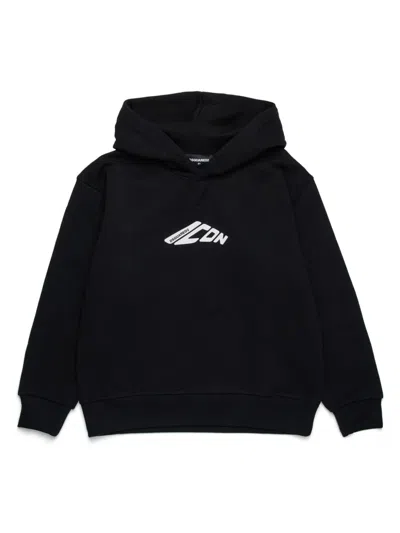 DSQUARED2 ICON-PRINT HOODIE