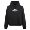 Dsquared2 Icon Print Hoodie In Black