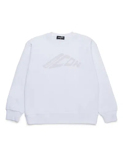 Dsquared2 Kids' Icon-print Sweatshirt In White
